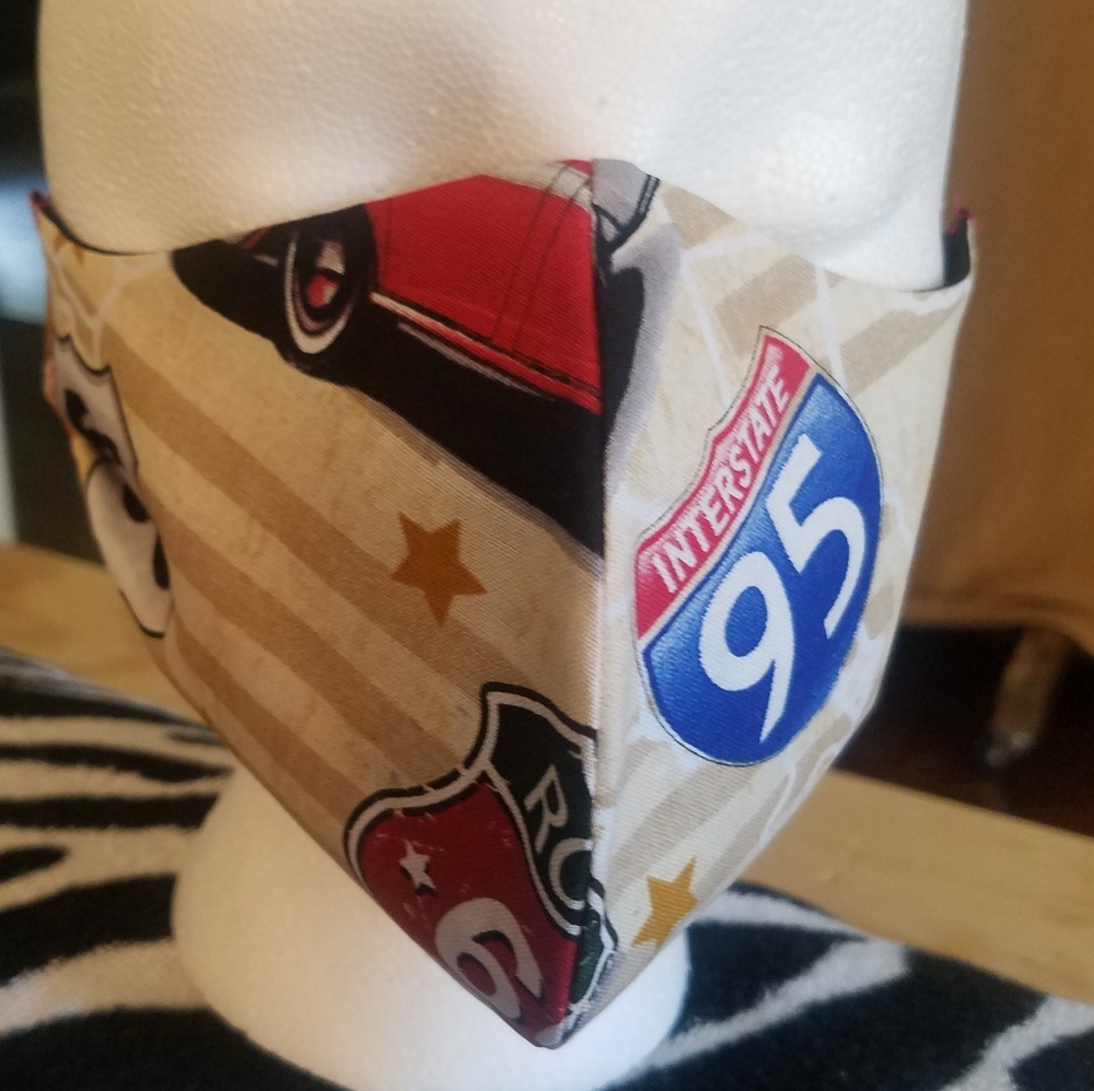 Protective mask classic cars theme